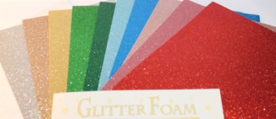 Flower Foam glitteri arkit A4